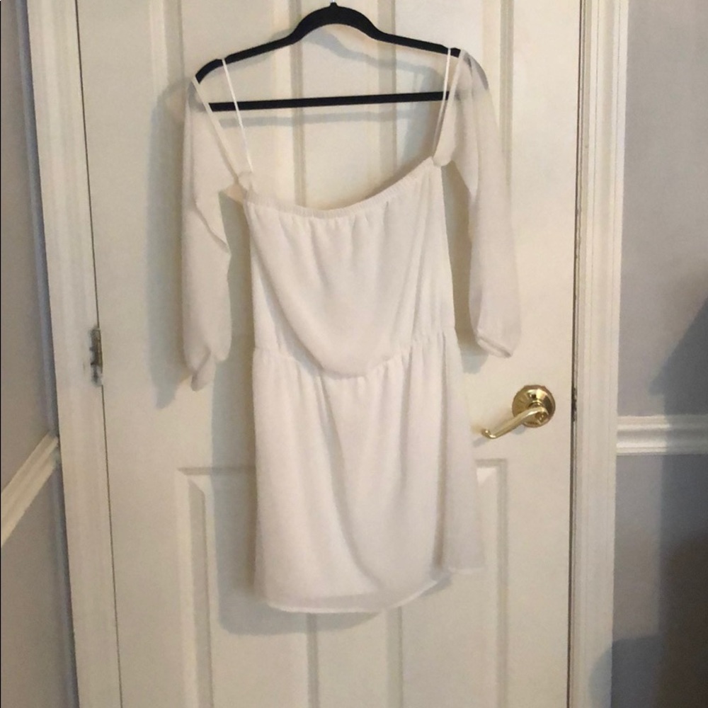 Tobi White off shoulder dress